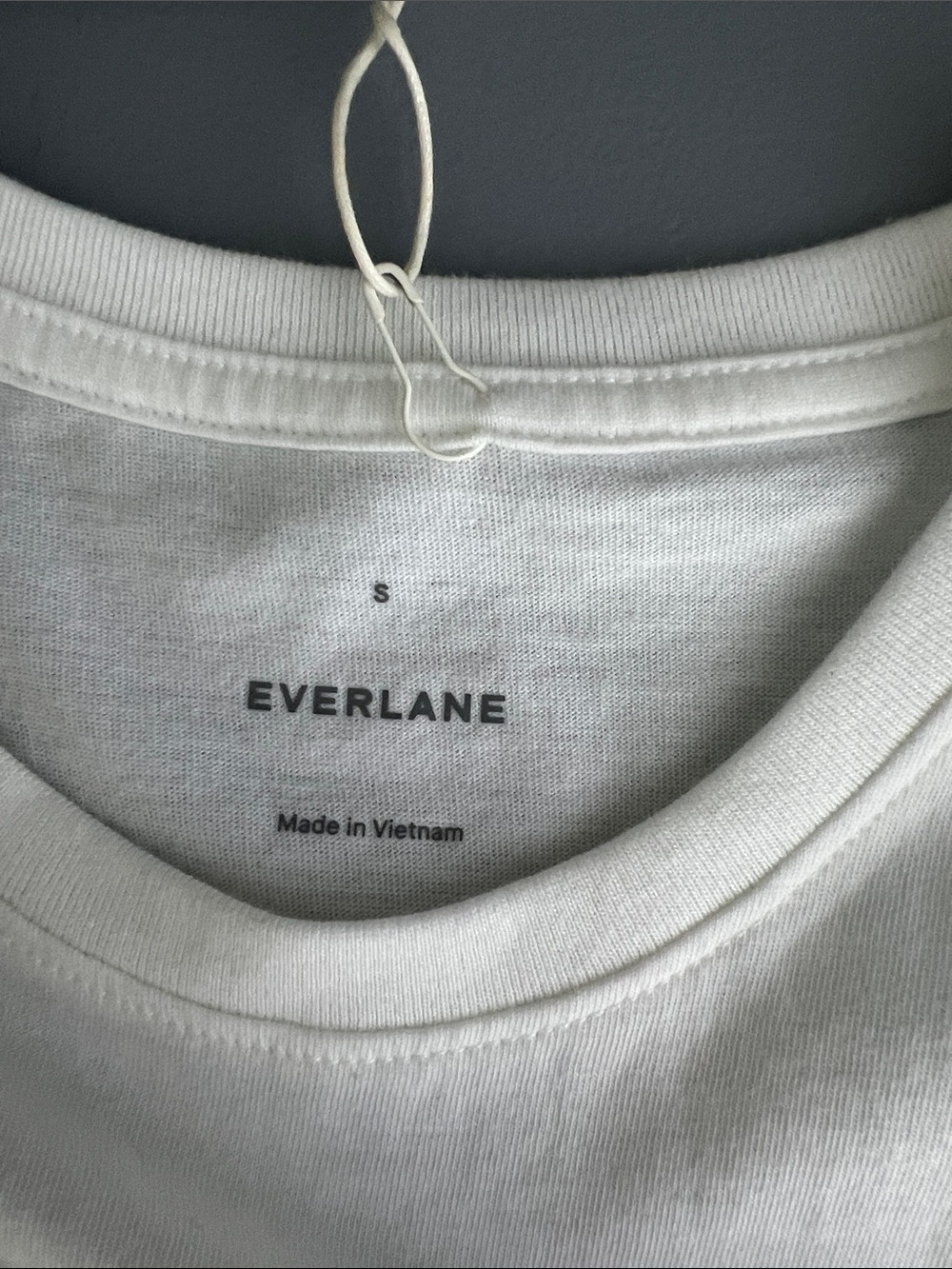 New Everlane THE SLIM CREW IN ESSENTIAL COTTON White Size S - Picture 6 of 11